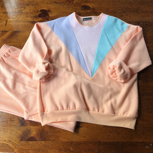 pastel sweatsuit